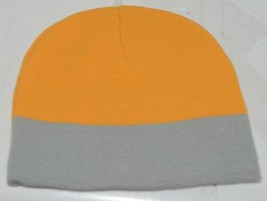 NFL Team Apparel Licensed Minnesota Vikings Yellow Gray Knit Cap image 2