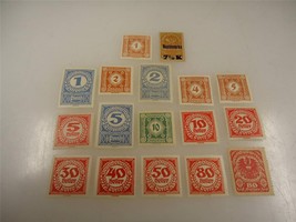 Lot of 17 Assorted Vintage Austrian Stamps Unused - Make Offer - $15.61