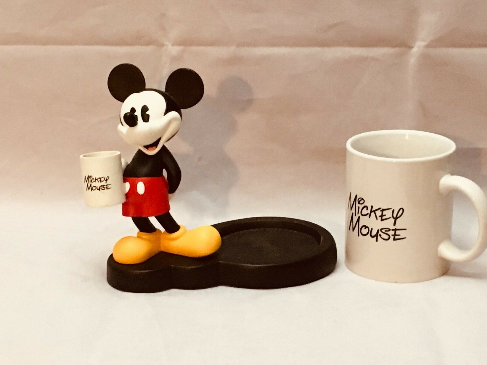 Rare Vintage Disney Collectible Mickey Mouse white coffee cup mug ...