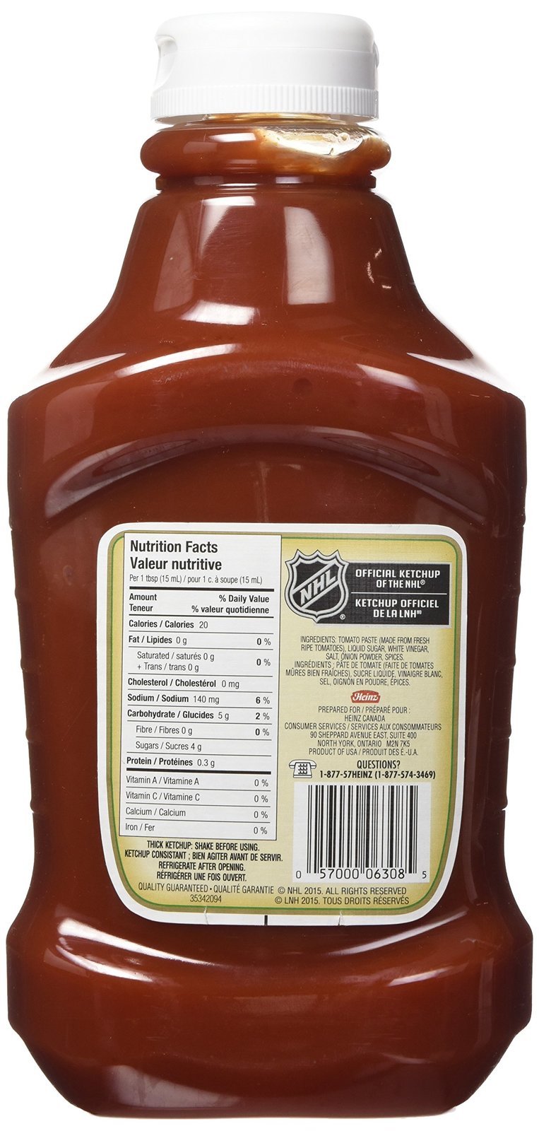 HEINZ Ketchup Family SizeFridge Fit, 1.5 Liters/50.72