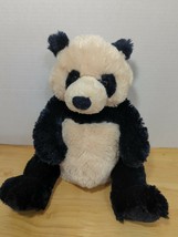 GUND Zi-Bo Panda Teddy Bear Stuffed Animal Plush cream beige black 320139 - $39.59