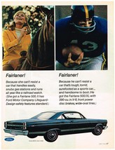 Vintage 1966 Magazine Ad Ford You're Ahead In A Ford Failane 500 or 500XL - $5.63