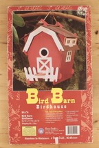 Vtg 1996 Dura-Craft Red Wood Barn Birdhouse Kit No Tools Required BN470 - $49.95