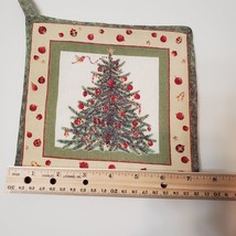 Holiday Pot Holder, Handmade Alice's Cottage, made in USA, Christmas Tree image 6