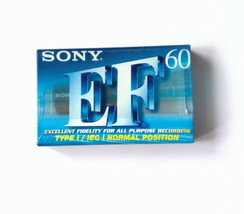 C-60EFB Sony Audio Cassette Tape EF 60 Type I IEC I Normal Position 60 Min - $7.91