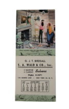 Vintage Advertising Calendar Card January 1957 Brown &amp; Bigelow Hillbilly... - $9.99