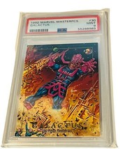 Marvel Masterpieces Comic Card 1992 Sky Box PSA 9 Avengers Galactus #30 POP 11 - $494.95