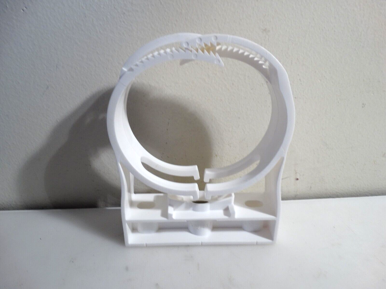 4" White PVC Pipe Hanger/Mounting Clamp HangerLok Pipe Clamps