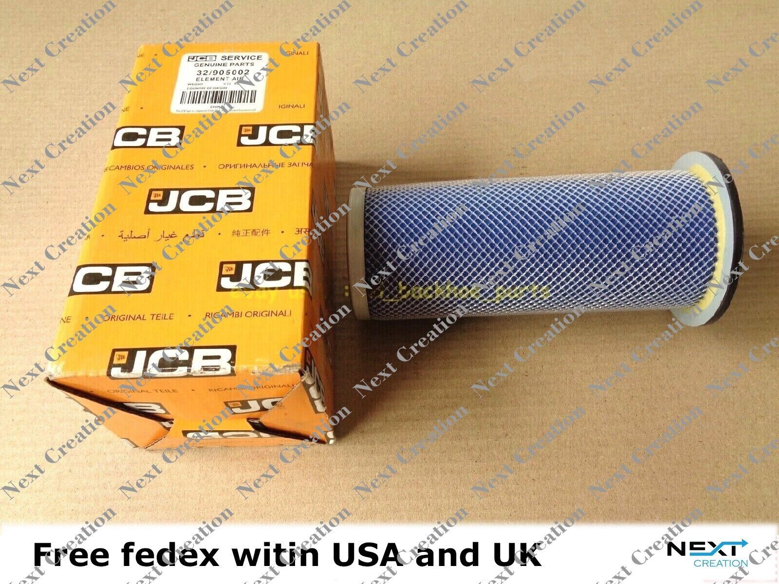 JCB BACKHOE GENUINE JCB INNER AIR FILTER PART NO. 32/905002 Filters