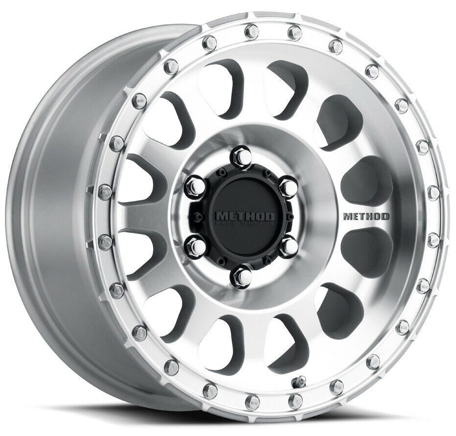 17x8.5 Method Mr315 5x150 0 Silver Machined Wheels Rims Set(4) - Wheels