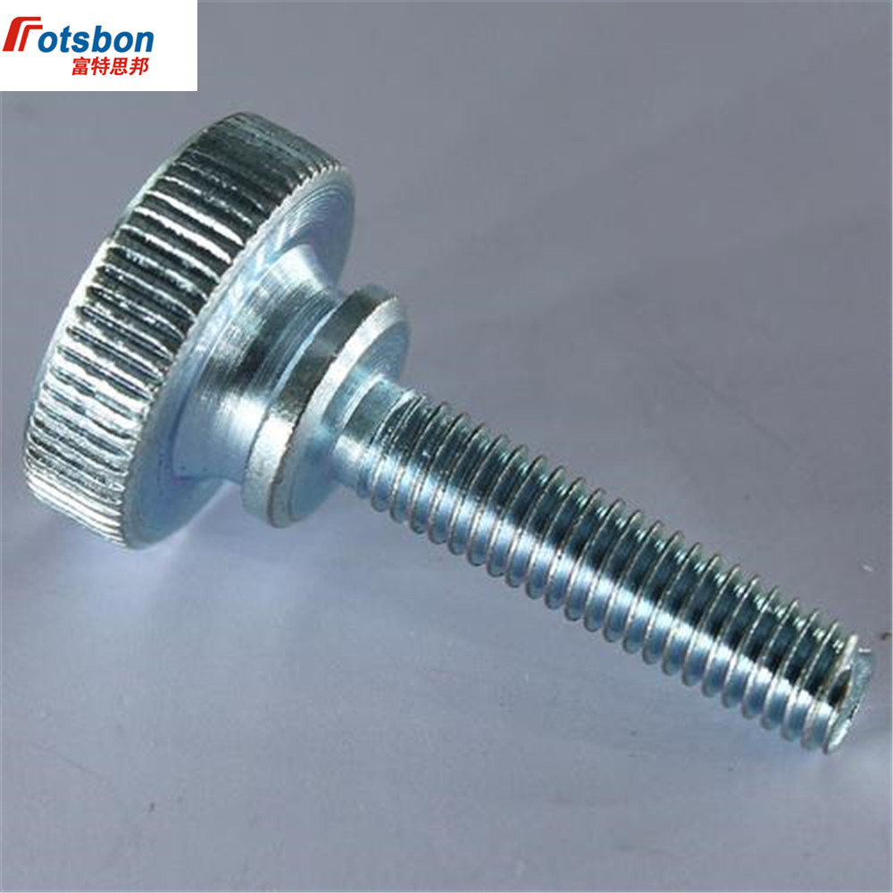 M3 Knurled Thumb Screw With Collar Knurling Screws Manual Adjustment ...