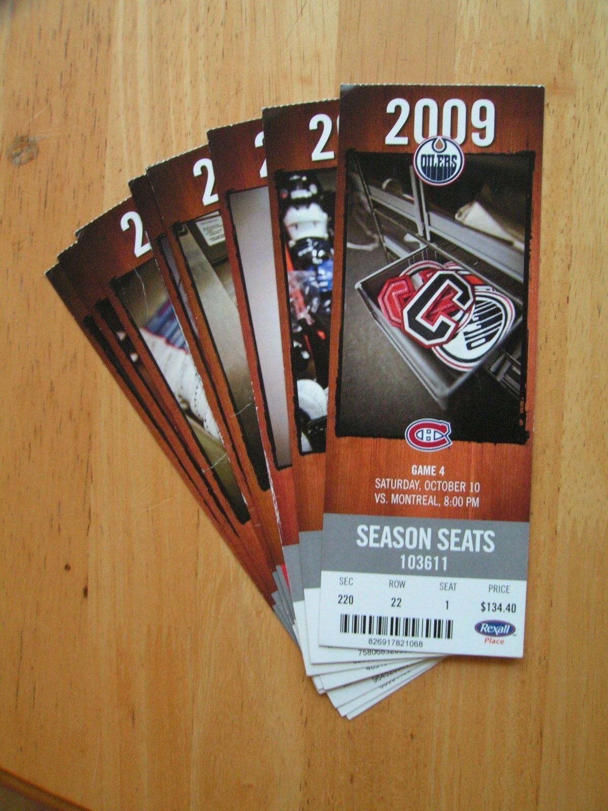 NHL Edmonton Oilers Assorted Years Ticket Stub Lot W/ “Milestones” 3.