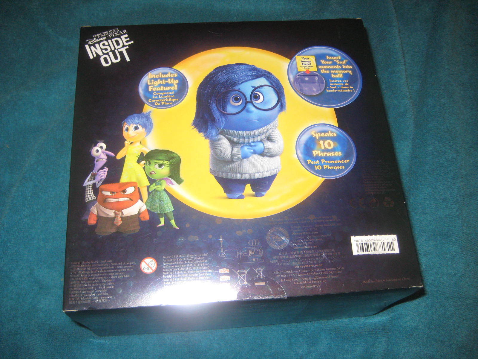 sadness inside out doll