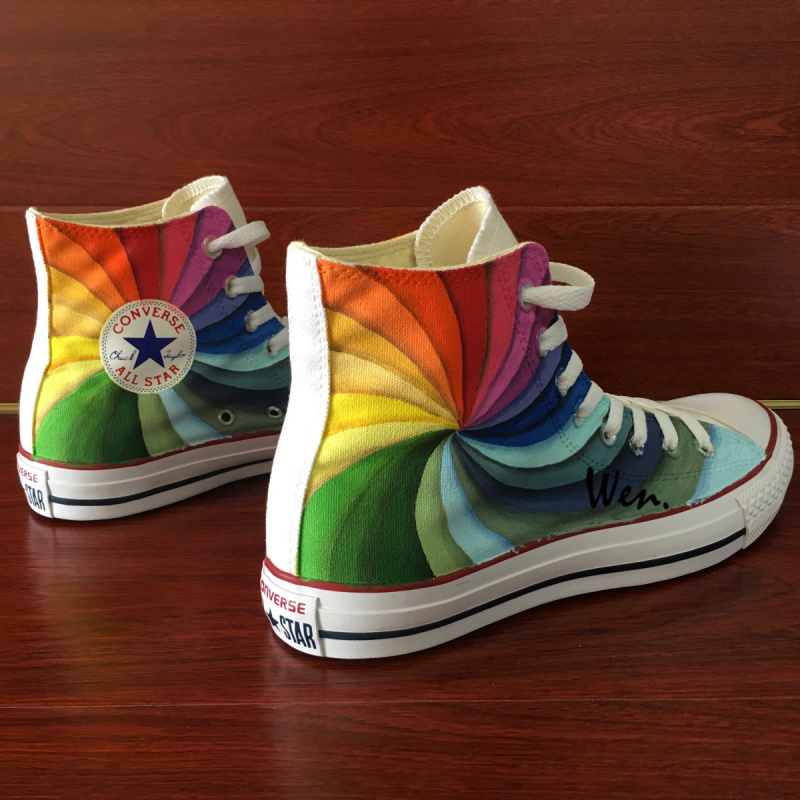 colorful designer sneakers