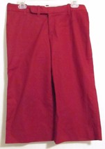 Gap Womens Size 4 Dark Red Capri Cotton Twill Pants - $14.84