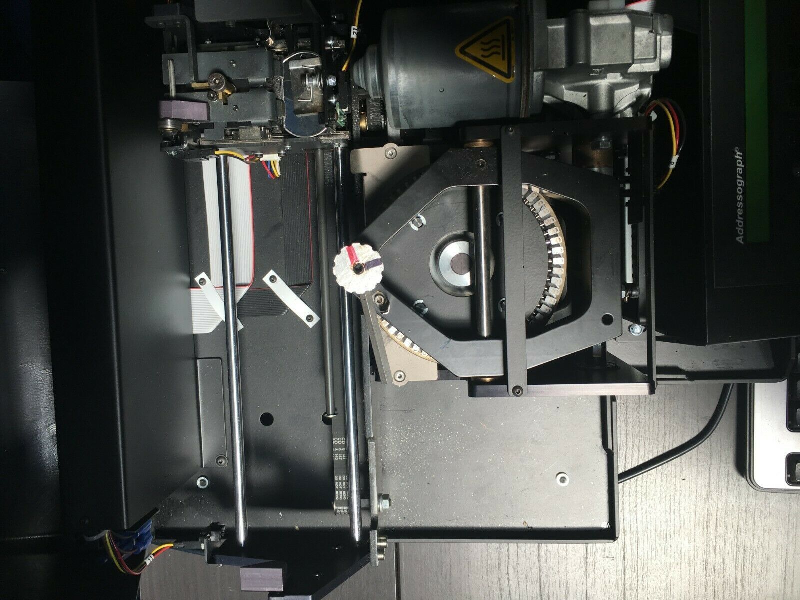 NewBold Addressograph 350 Dog Tag Machine Automatic Metal Embosser