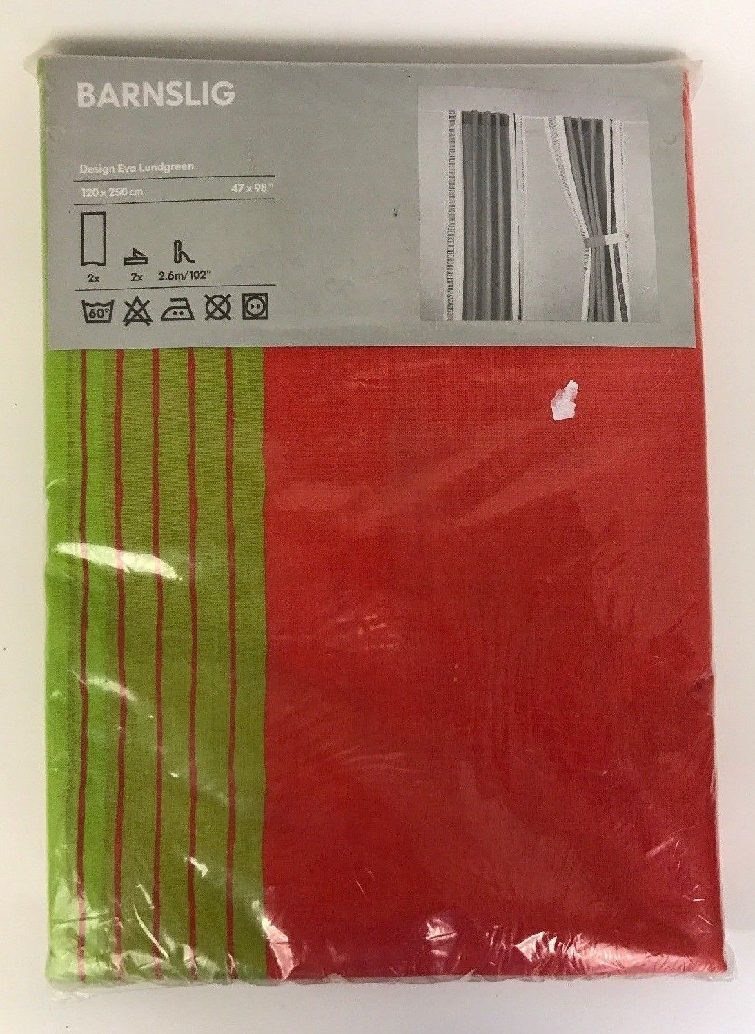 Ikea Barnslig Eva Lundgreen Striped Red And 50 Similar Items