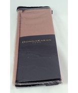 Donna Karan Home Euro Pillow Sham Ottoman Cognac Silk Trim - $39.26