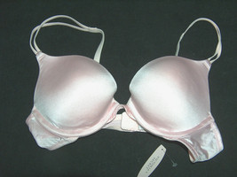 New victoria&#39;s secret size 34a sexy solid pink, double hook back bra 2064 - $18.80