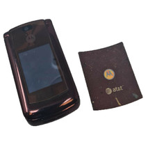 Motorola RAZR2 V9 AT&amp;T Flip Phone Style 3G Fully tested Complete Unique ... - $84.15