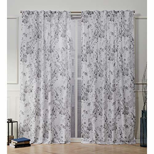 Nicole Miller Lillian Hidden Tab Top Curtain Panel, Gray ...