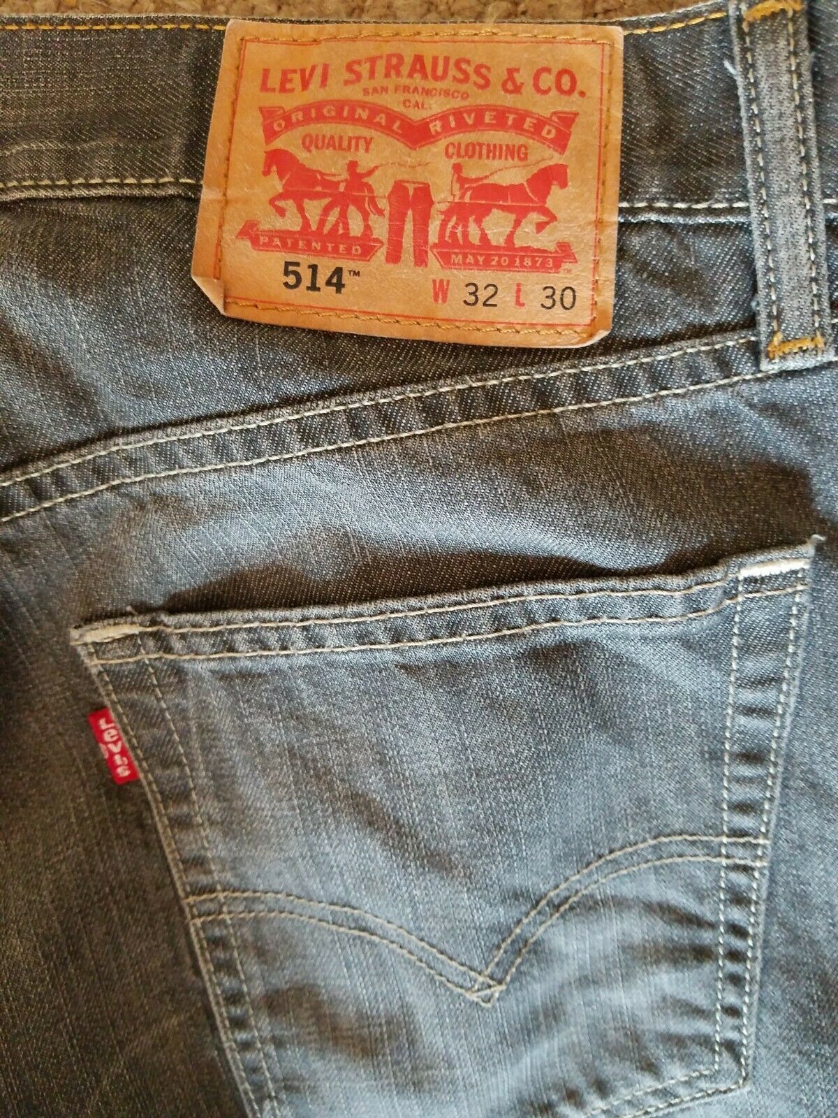 Levi S 514 Men S Jeans Size 32x34 Black And 50 Similar Items