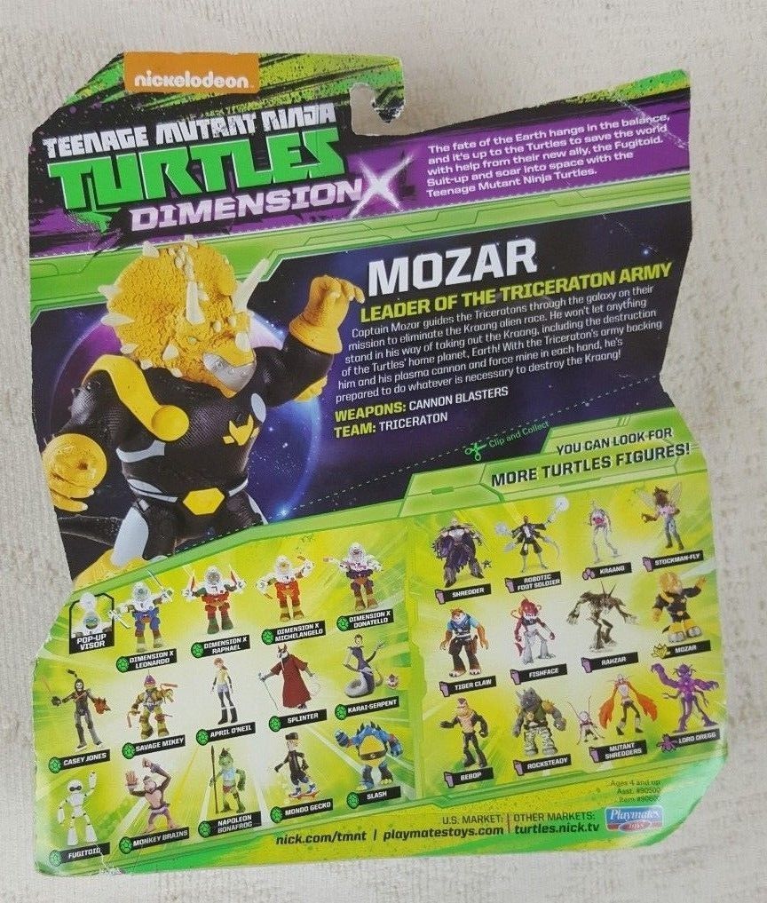 2012 *** dimension X Mozar COMPLET *** Teenage Mutant Ninja Turtles TMNT