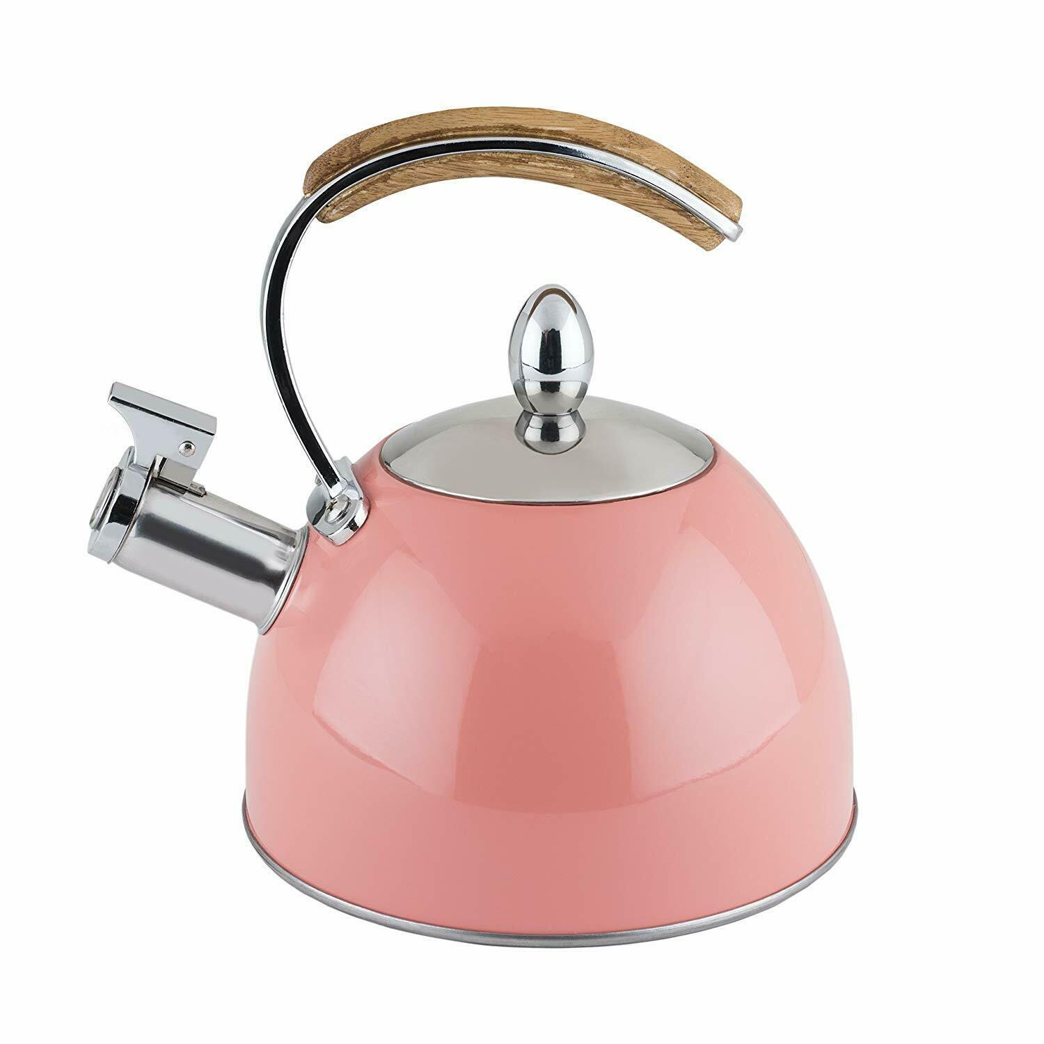 Primary image for Pinky Up 5054 Presley Tea Kettle in Peach