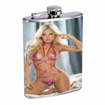 Moroccan Pin Up Girls D13 Flask 8oz Stainless Steel Hip Drinking Whiskey - $13.81