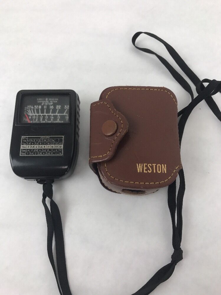 WESTON MODEL 853 Selenium Direct Reading Exposure Meter WORKING