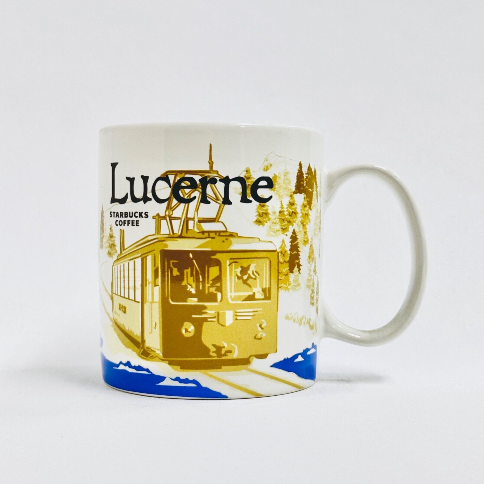 Primary image for Starbucks NEW Lucerne Cable Switzerland Global Icon Collector City Mug 16oz MIT