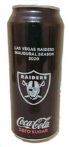 Coke Zero Las Vegas Raiders Inaugural Season 2020 Can Full 16 Oz Collectors - $11.33