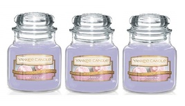 Yankee Candle Sweet Morning Rose Small Jar Candle Single Wick - Lot of 3 - $26.99