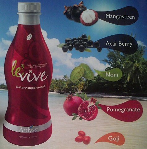 Levive Red Natural Antioxidant with Cancer Fighting Fruit One Bottle