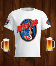 Hinano Beer Logo White Short Sleeve  T-Shirt Gift New Fashion  - $31.99