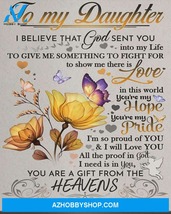 Y daughter canvas from mom full size wall art i believe that god send you into life 509 thumb200