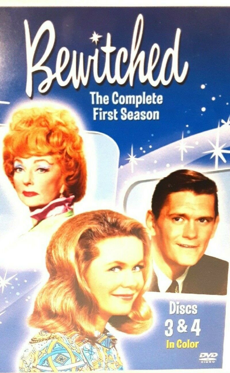 Bewitched DVD Set The Complete First Season In Color 4 Disc Collectible ...