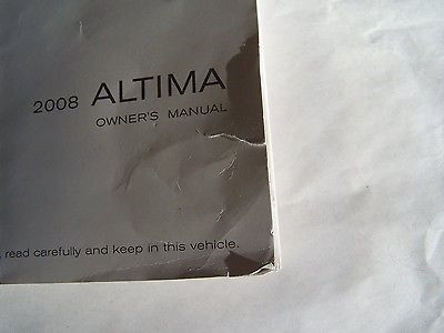 Nissan altima owners manual same time