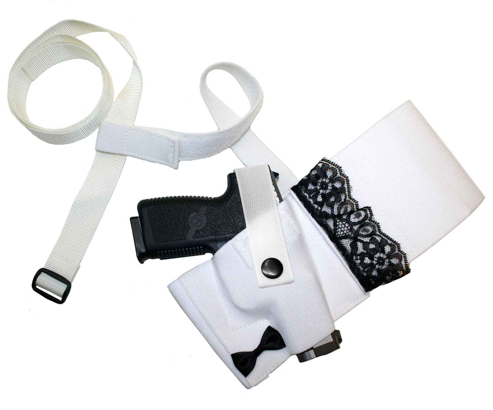 ActiveProGear Women’s Thigh Concealment Holster For Concealed Carry Black SizeXL Holsters