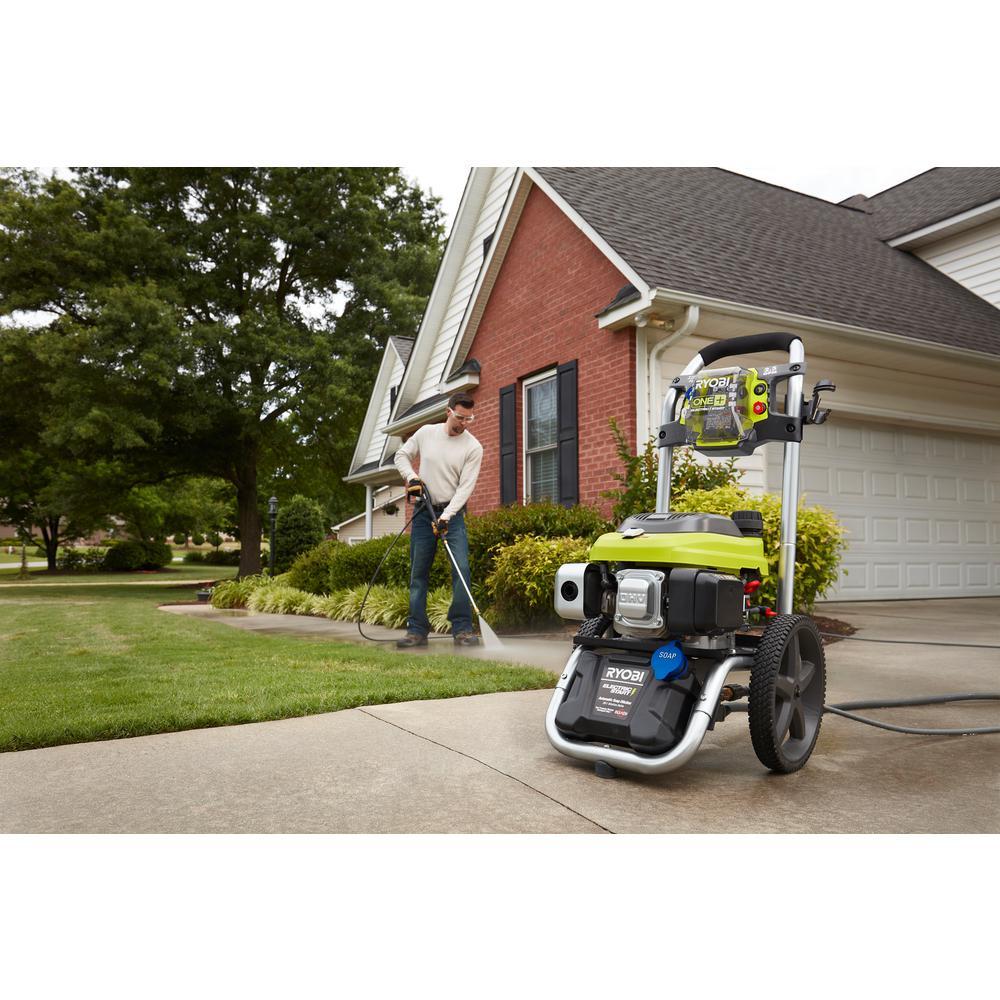 RYOBI Gas Pressure Washer 3,200 PSI 2.5 GPM 18V Electric Start Battery