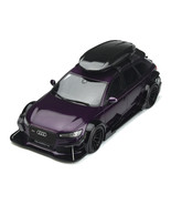 Audi RS6 Avant (C7) Body Kit Purple Metallic with Ski Box 1/18 Model Car... - $177.22