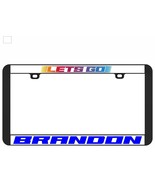 Let&#39;s Go Brandon Joe Biden Racing Republican license plate frame tag holder - £6.68 GBP