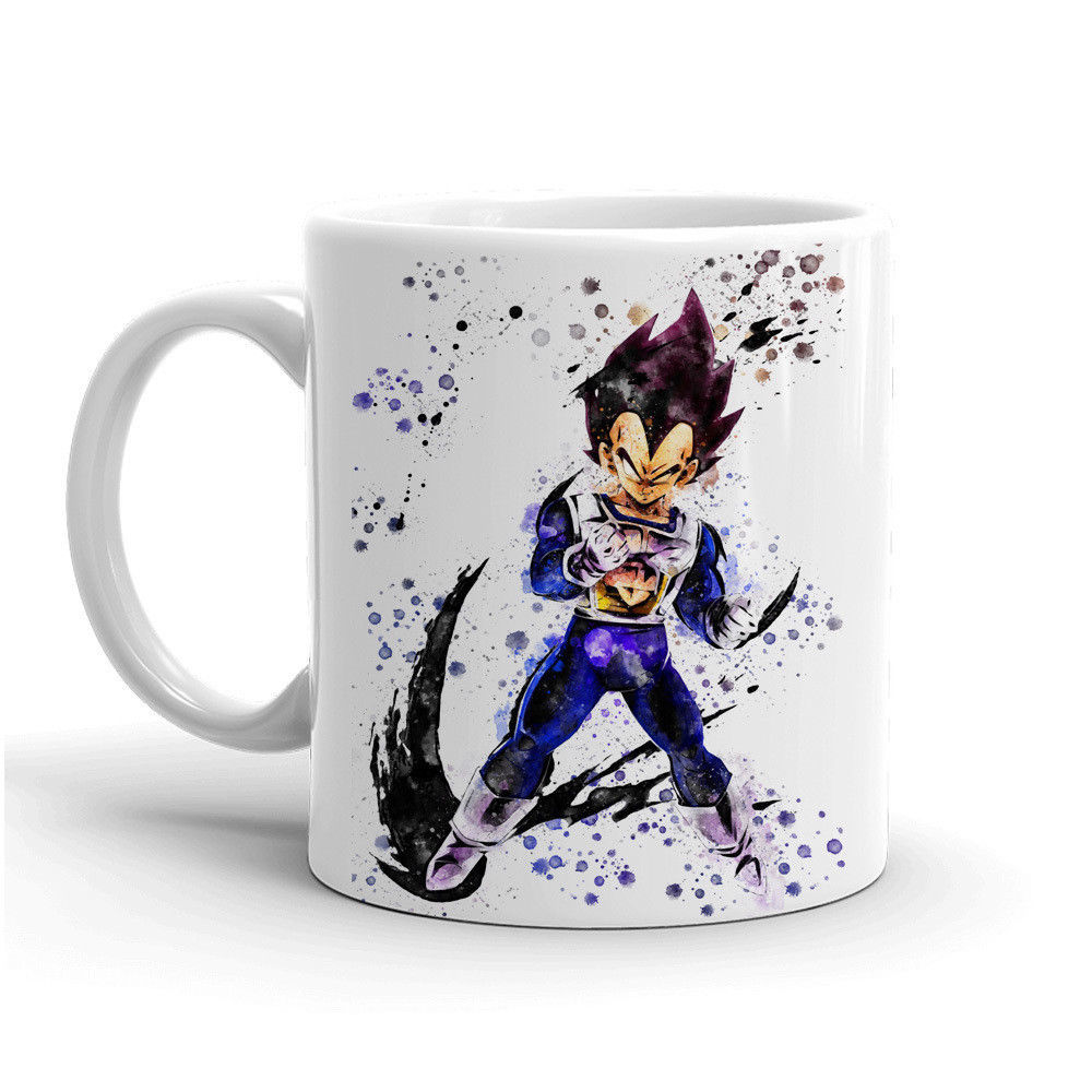 Dragon Ball Z Super Anime Coffee Mug 11oz Goku Vegeta Gift Tea Cup 