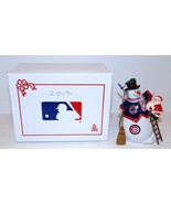 2012 DANBURY MINT CHICAGO CUBS GAMEDAY SNOWMAN CHRISTMAS ORNAMENT IN BOX... - $29.69