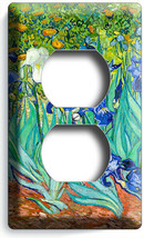Vincent Van Gogh Irises Flower Impressionism Art Garden Outlet Plates Room Decor - $10.22
