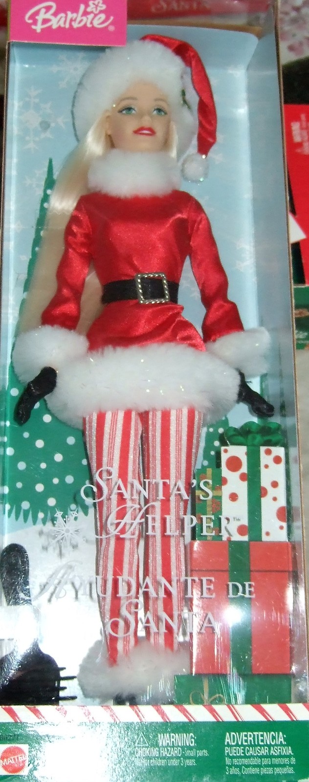 santa's helper barbie 2004