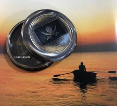 Brass Compass Pirates of Caribbean Jack Sparrow Pocket Antique Gift W/Embossed B