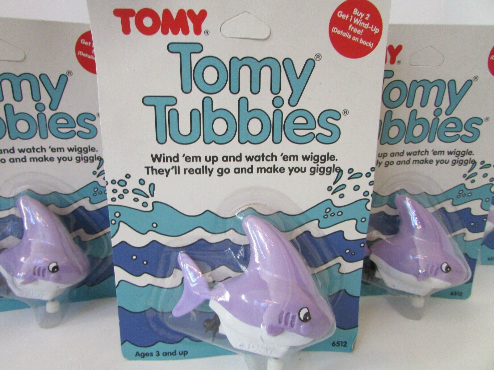 Tomy 1987 TOMY TUBBIES Wind Up Toy WHALE 