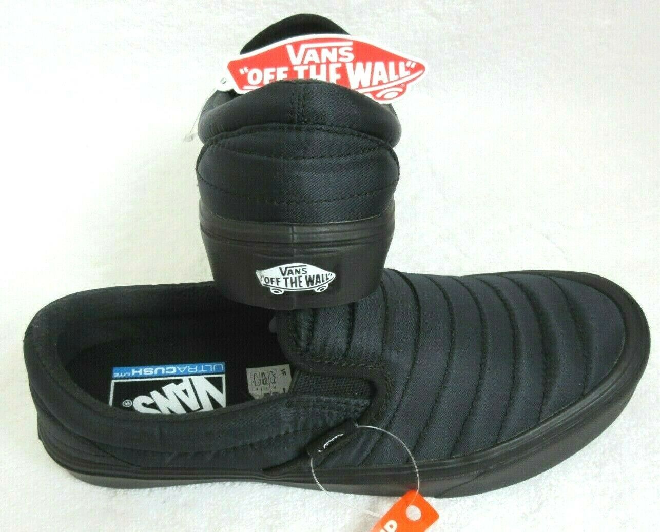 vans quilted leather slip ons