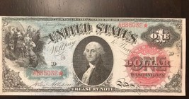 Reproduction $1 United States Note 1869 Washington “Rainbow Note” Curren... - £2.60 GBP